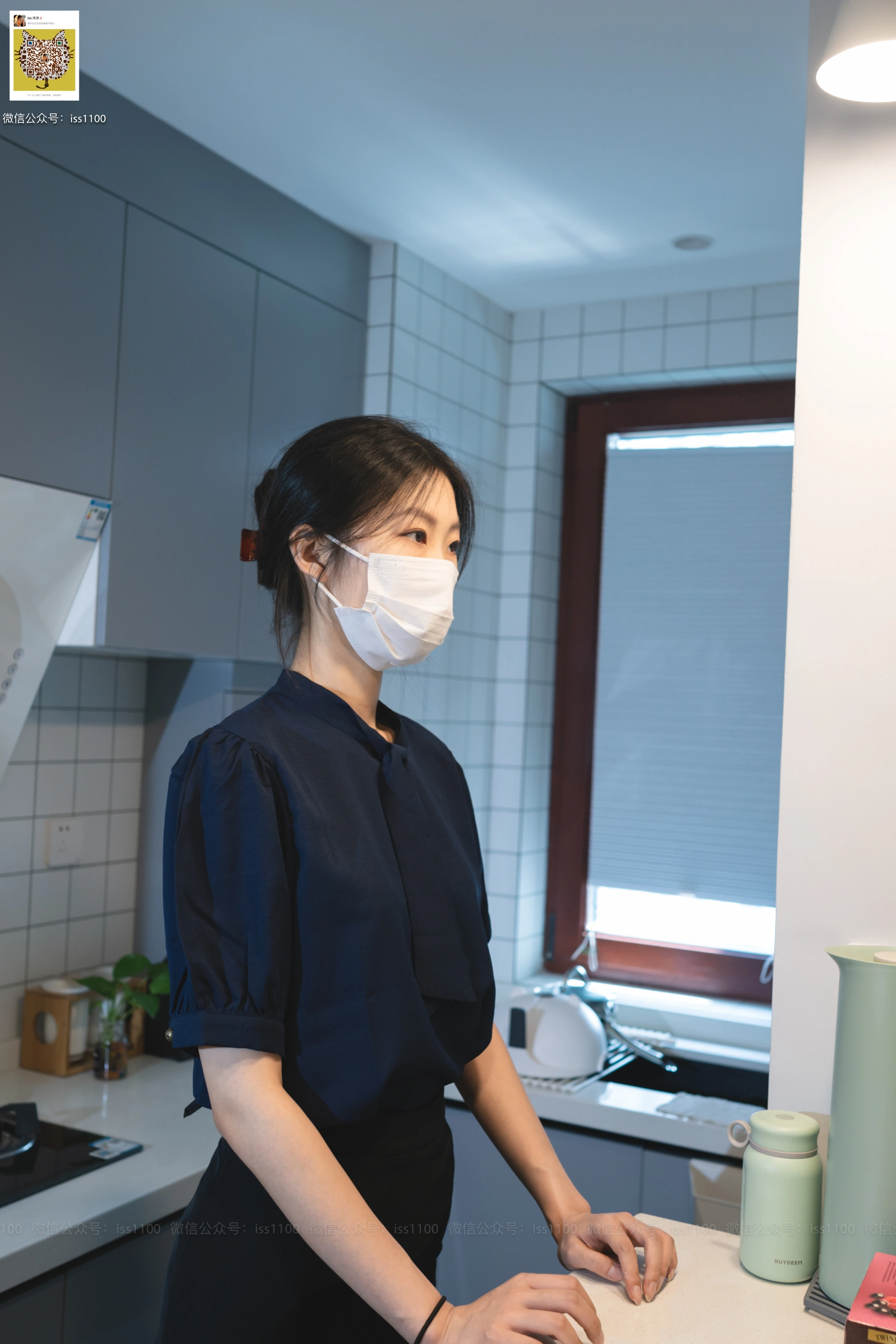 ISS系列 017 美晗 蓝色衬衫 2