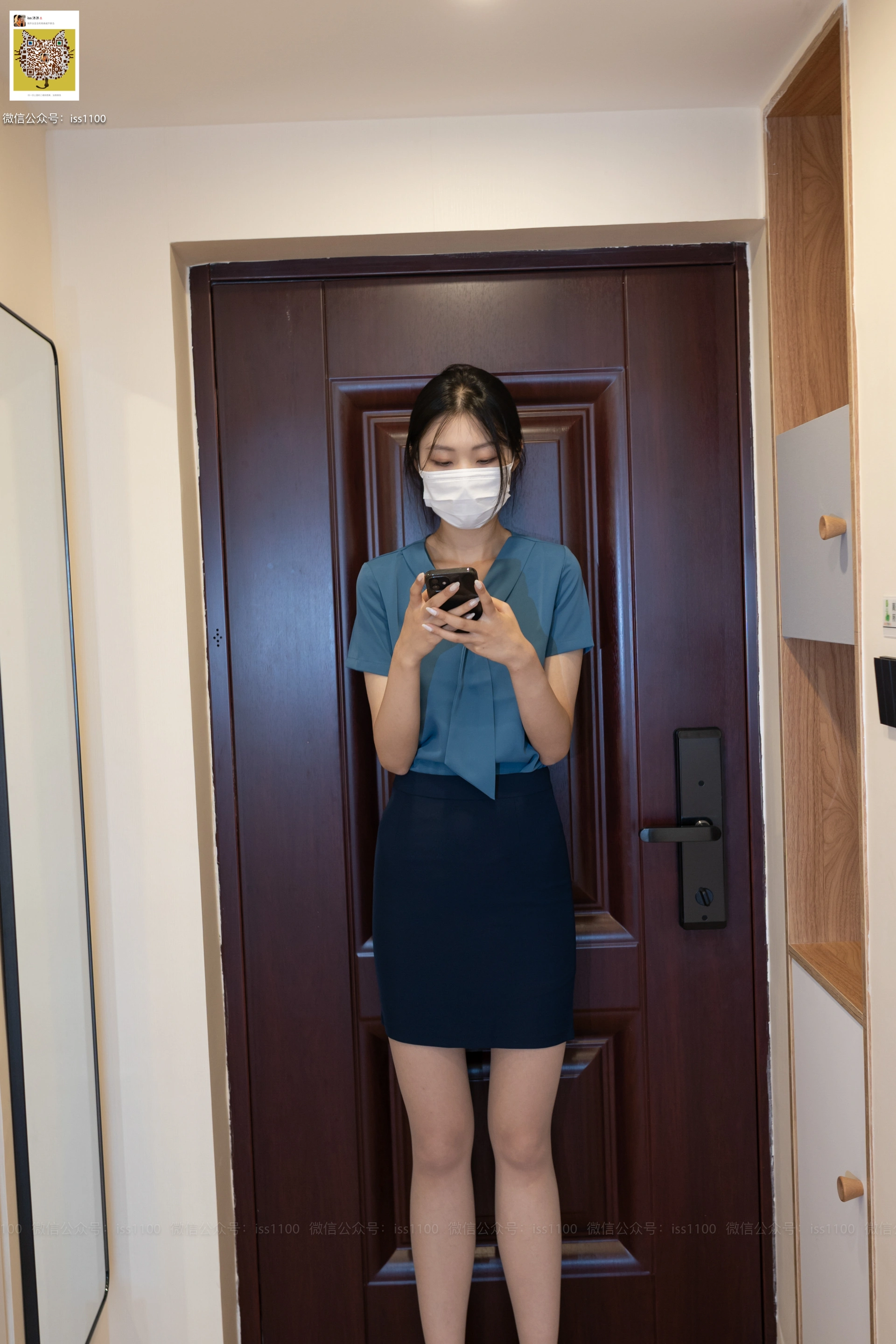ISS系列 018 美晗 蓝正装 1