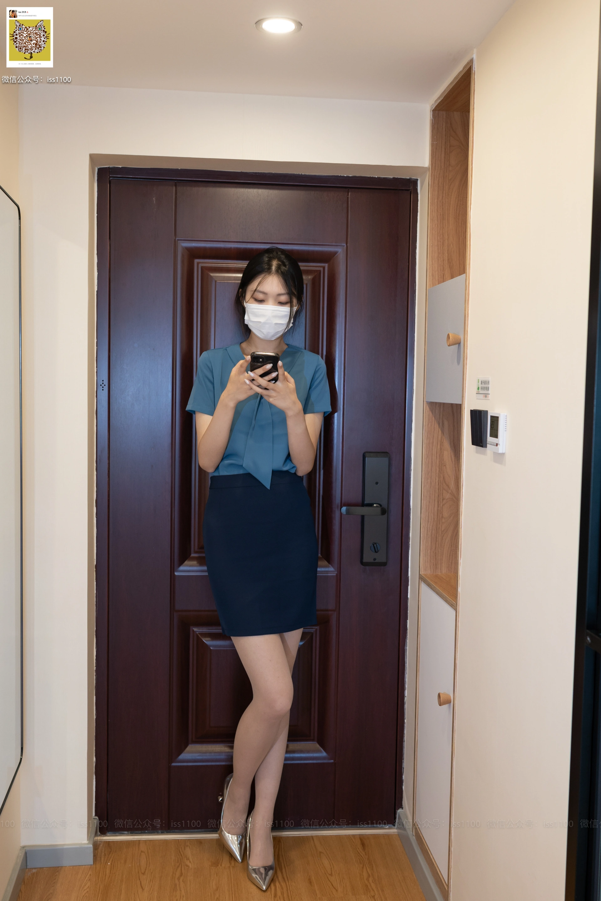 ISS系列 018 美晗 蓝正装 2